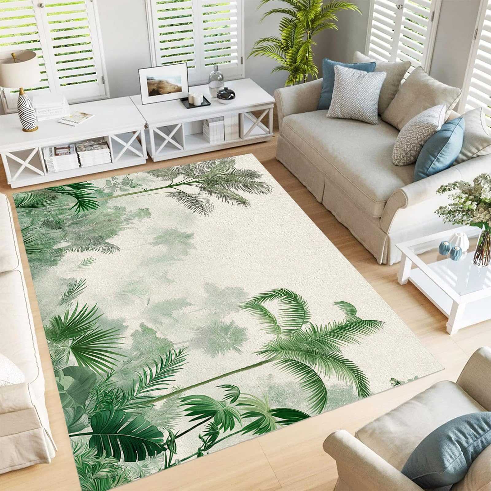 Tapis de bureau design moderne poil court léger facile à laver