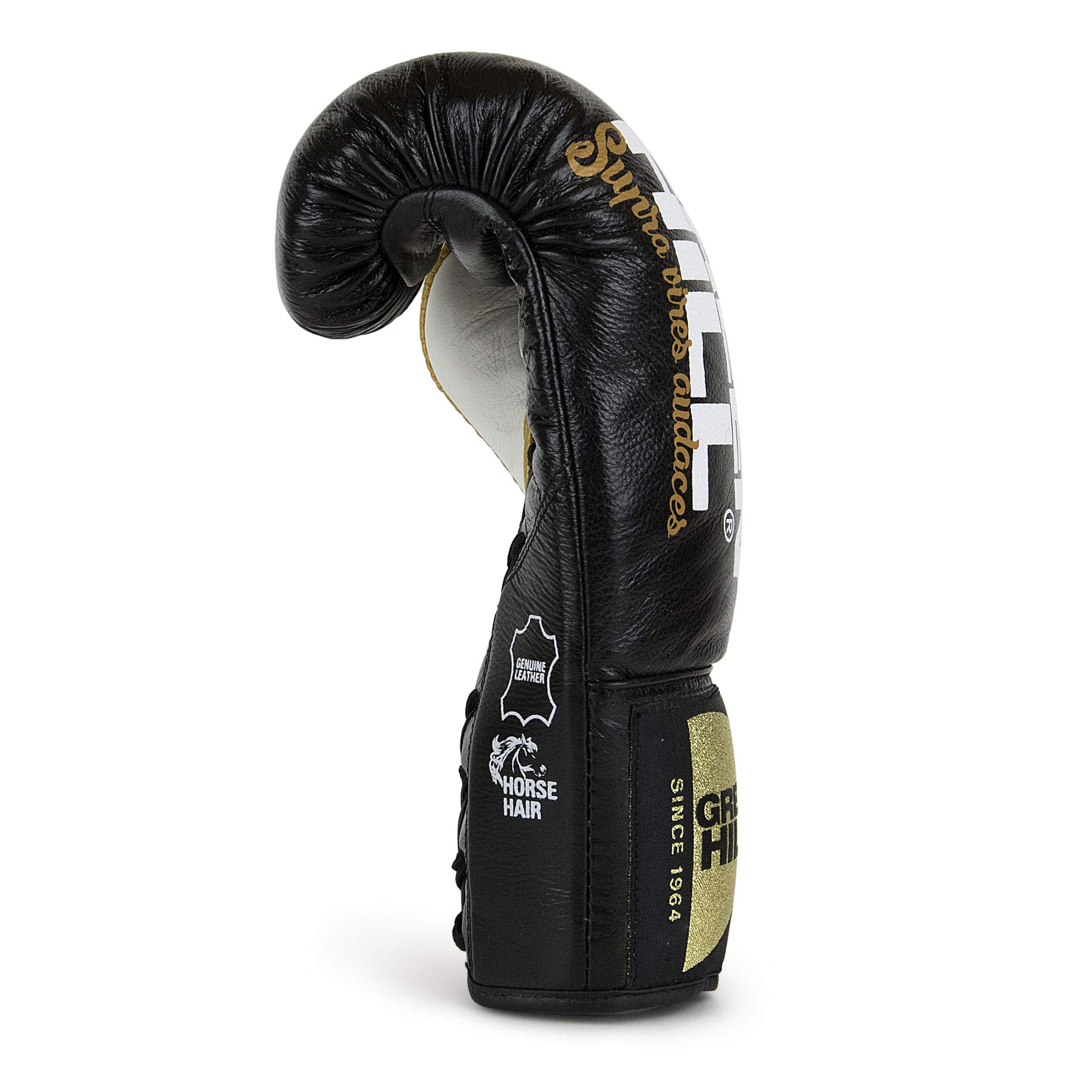 GUANTI DA BOXE PROFESSIONISTI ARES GREEN HILL GUANTONI CRINE LACCI PELLE