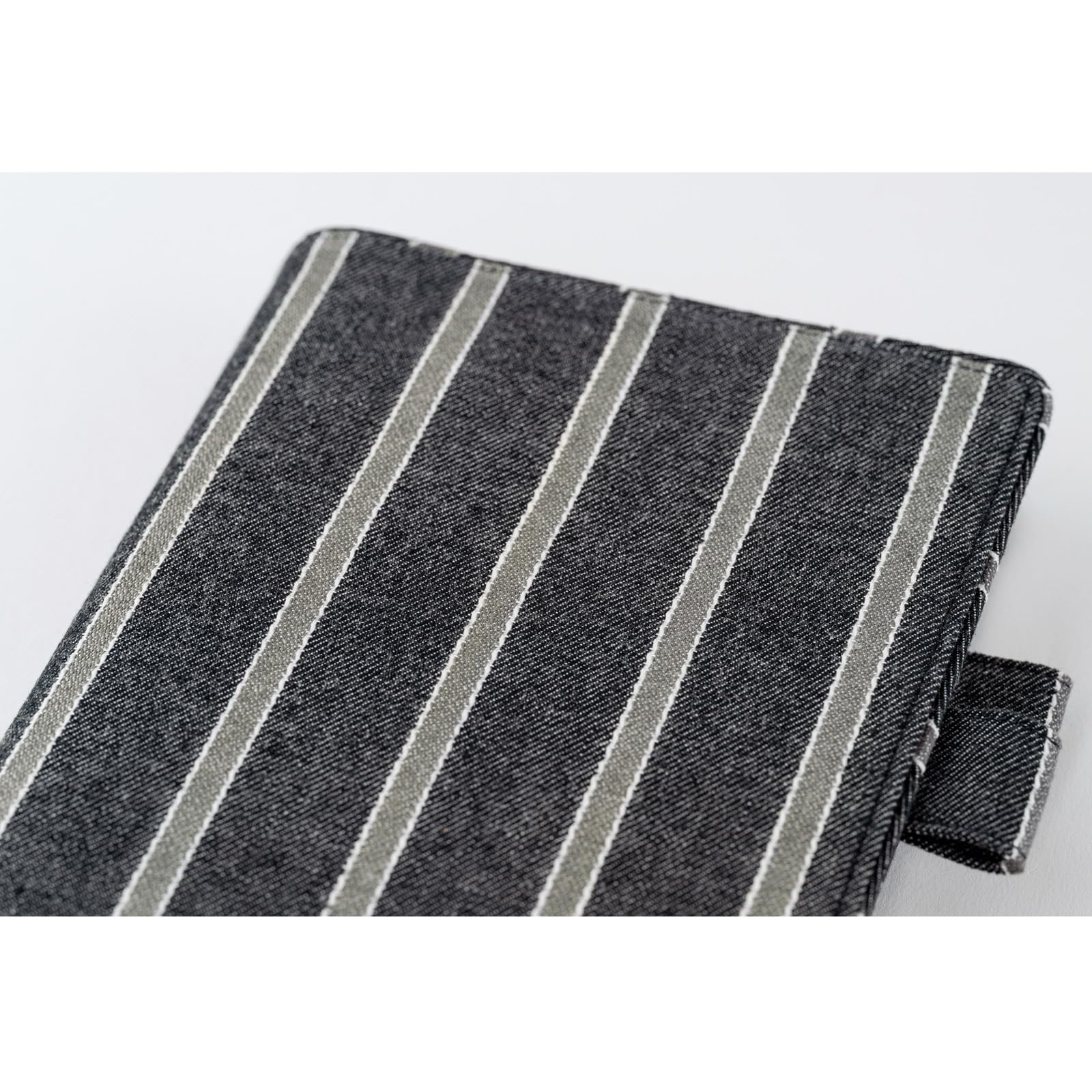 Hobonichi Techo Cousin Cover [tylko okładka A5] Tkanina diagonal (granatowy x szary)