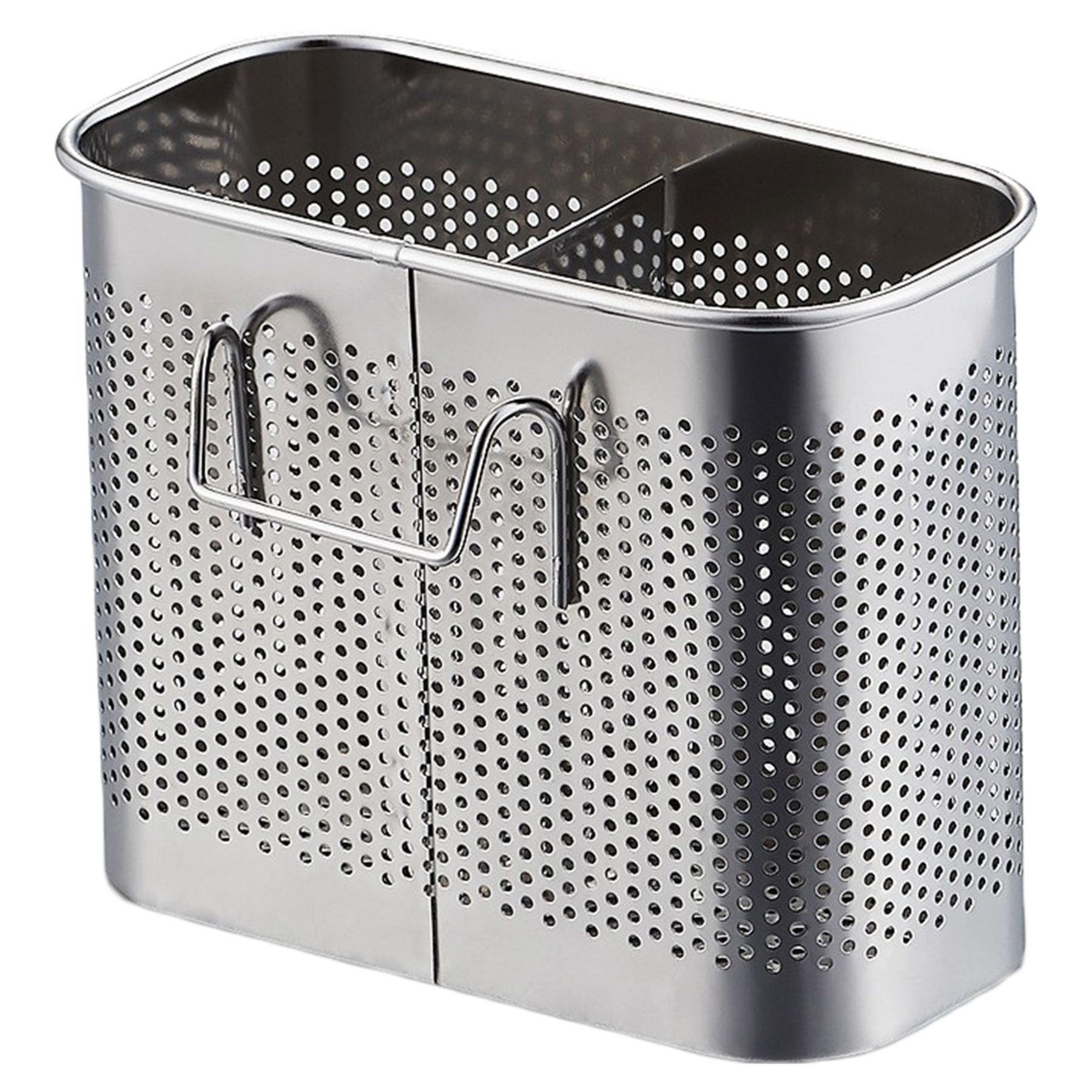 Metal Drying Rack Chopstick Holder, Stainless Steel Silverware Storage, Cutlery Dish Drainer Basket for Chicken