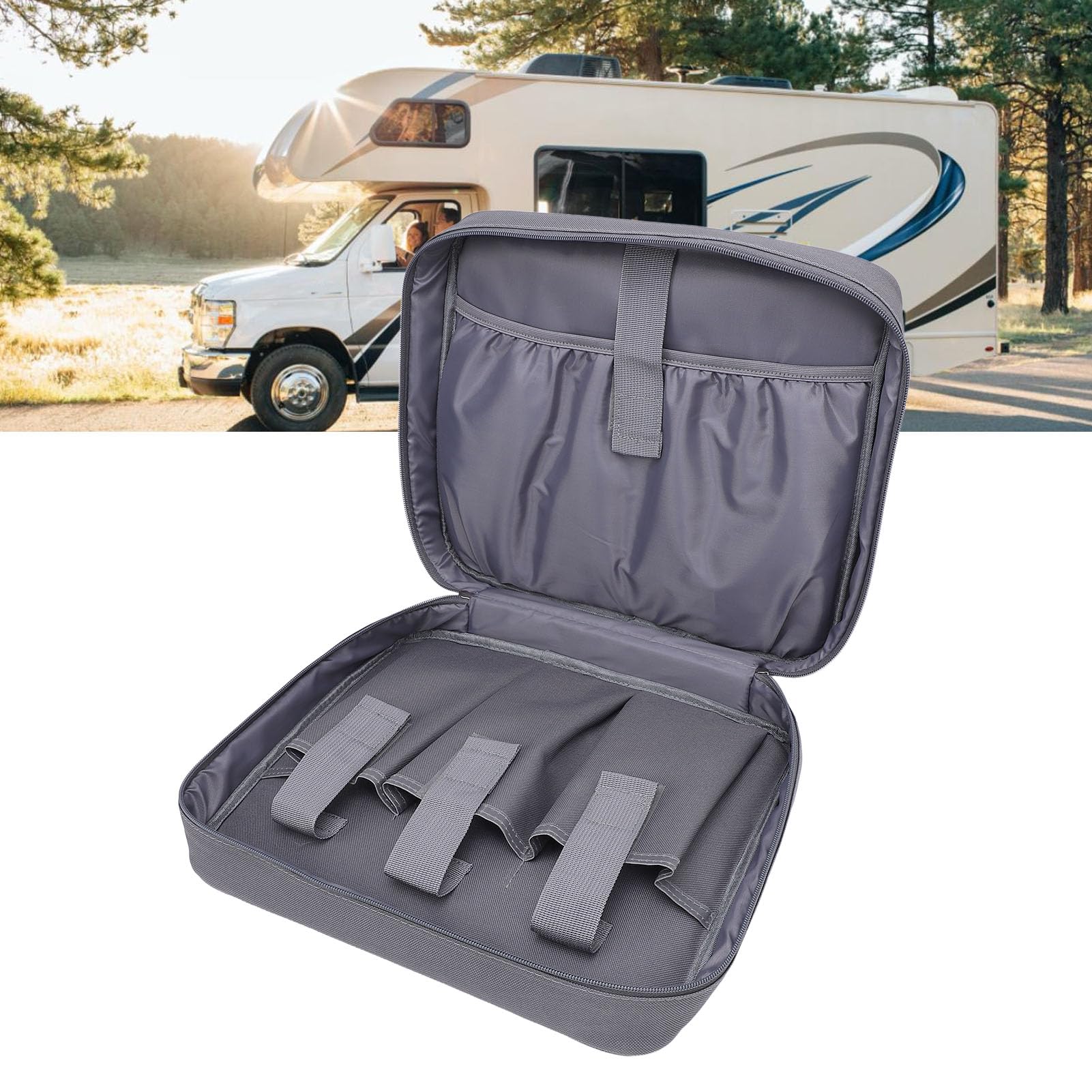 Mini Case, Mini Caperizos Al Aire Libre, Bolsa de Almacenamiento de Platos Satelitales, Bolso de Accesorios de Portátiles para Al Aire Libre, Campamento