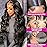 Aicrelery 13x6 Lace Front Wigs Human Hair 13x6 Body Wave HD Lace Frontal Wigs for Black Women Pre Plucked With Baby Hair Bleached Knots 180 Density Glueless Frontal Wig Full and Thick 26 Inch