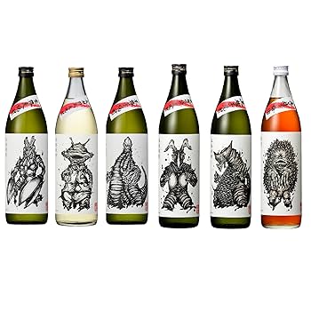 Amazon.co.jp: 神楽酒造 ウルトラ怪獣ボトル6種類アソートセット