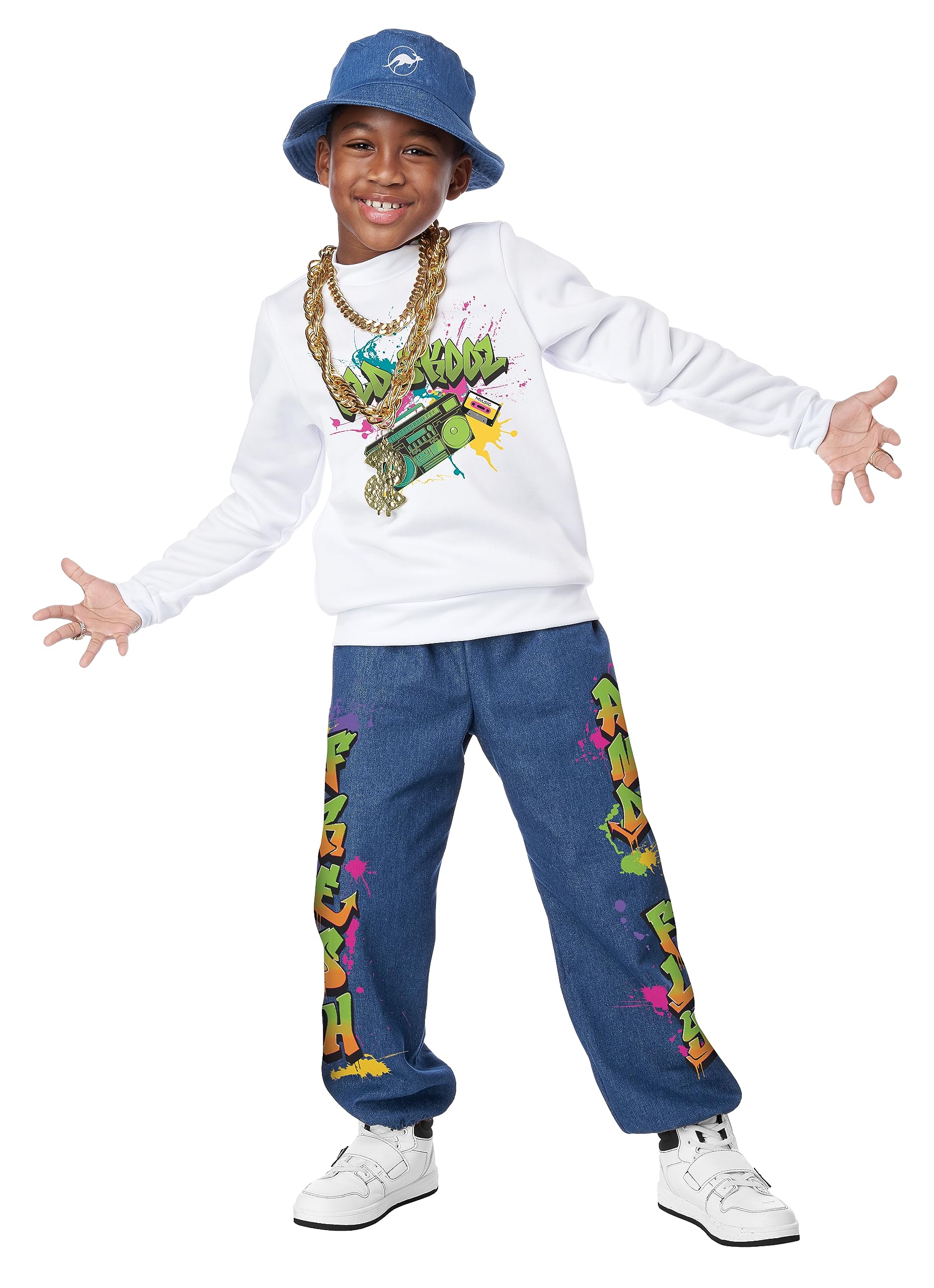 California Costumes Boys 90's Hip Hop Kid Costume