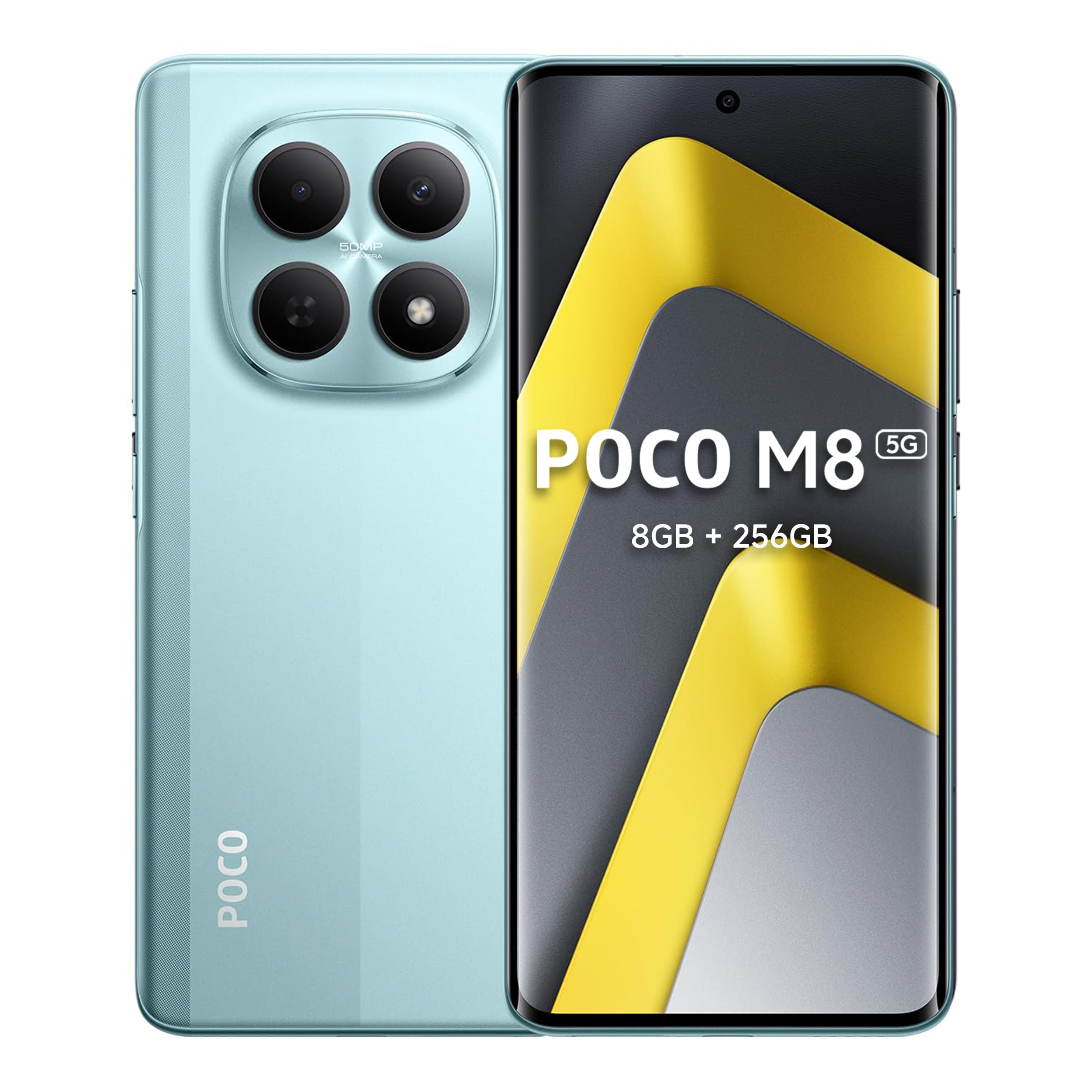 スマートフォン本体 POCO M8 5g Xiaomi Poco M8 5G 8gb RAM 256GB VERDE NFC (Verde) | Amazon.com.br