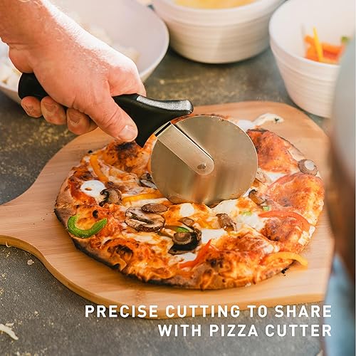 Miniatura 3 de Solo Stove Cortador de pizza | Rueda de pizza, Material: acero inoxidable 304/mango de aluminio recubierto de polvo, apto para lavavajillas,