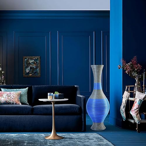 Miniatura 6 de Jarrón alto para piso, 27.6 pulgadas, 27.6 in, jarrón grande de piso de 2.29 pies para Home Deocr, 70PV26