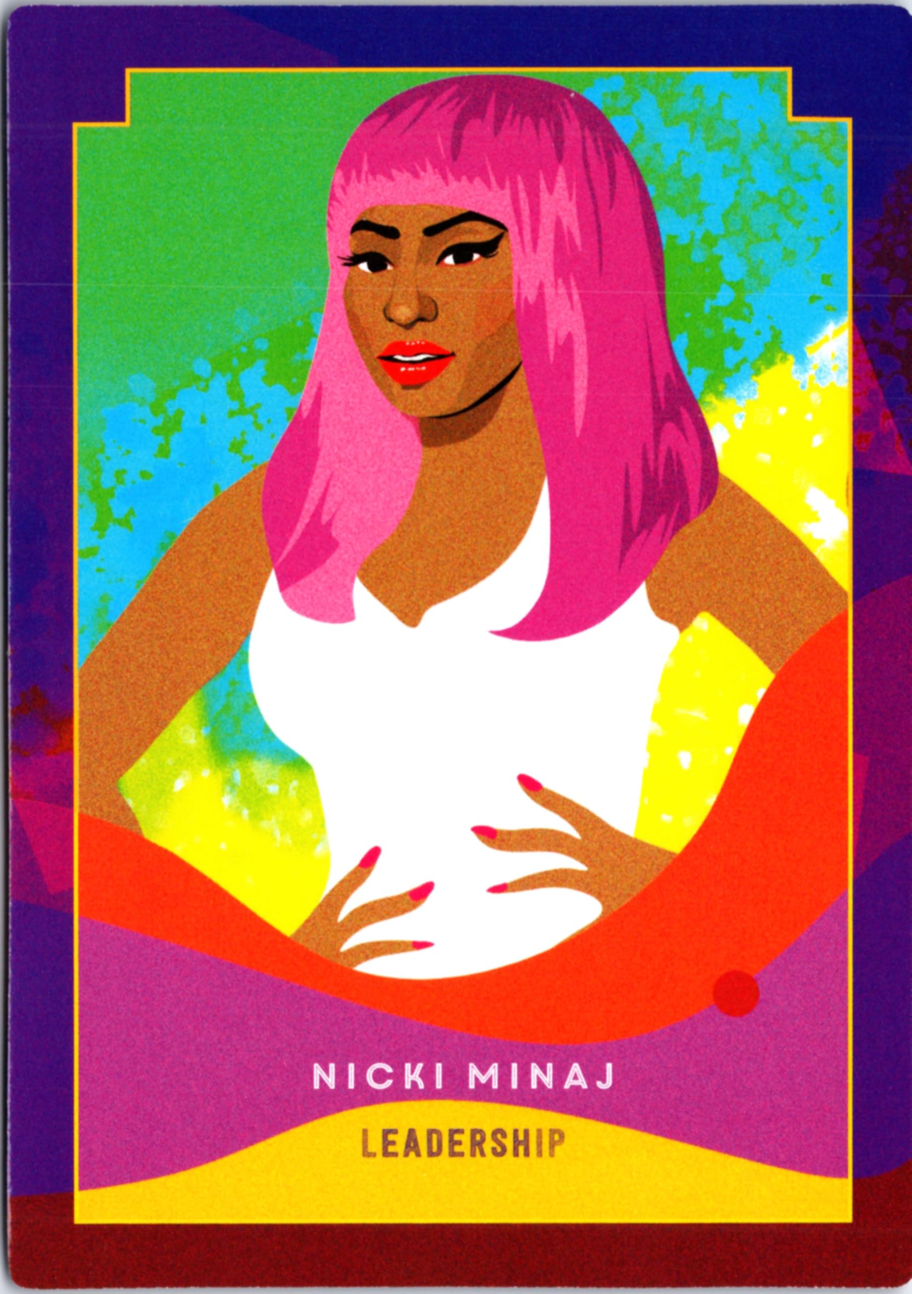 Nicki Onika Tanya Maraj Minaj trading card (Singer, Rapper) 2021