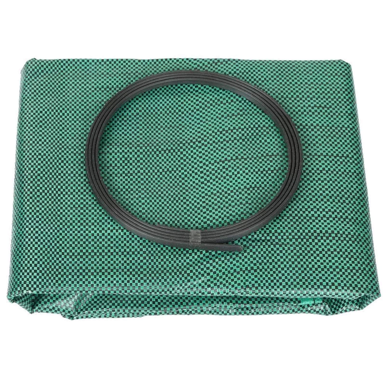 3X Sacs à Déchets de Jardin 106L/28Gallon, Robuste Sac de Jardin, Sac à Feuilles de Jardin en polypropylène (PP) - Autoportante et Pliable - Vert