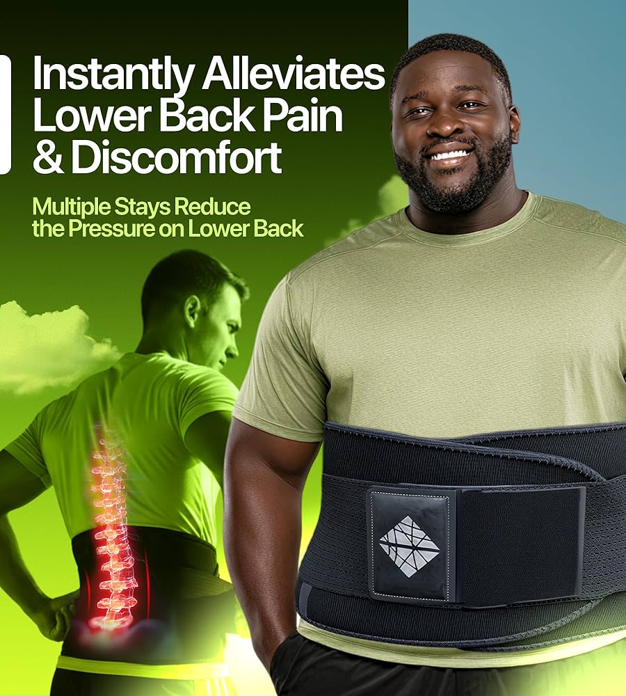 Amazon.com: NeoHealth Plus Size Back Brace |3XL| Adjustable Back
