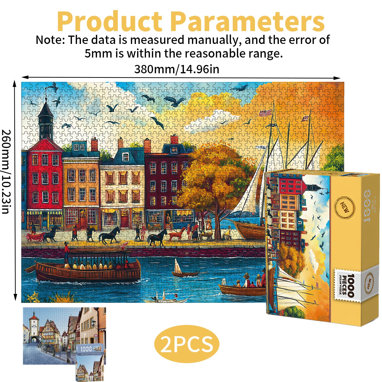 Jigsaw Puzzles for Adults Puzzle 1000 Pieces Jigsaw - Image 2