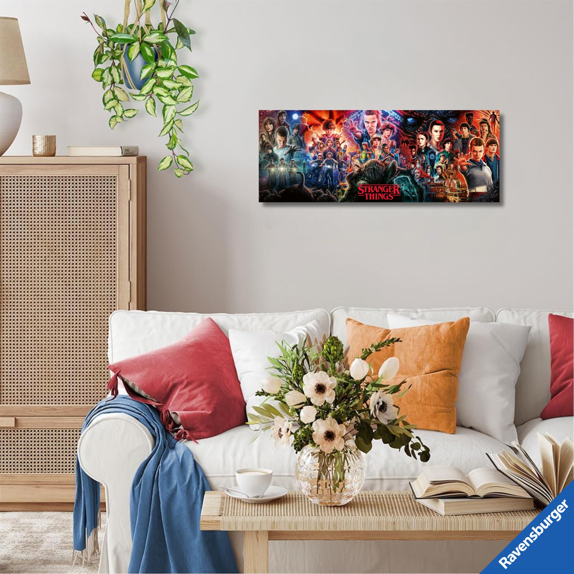 Ravensburger - Puzzle 1000 Pezzi Stranger Things​​ | Puzzle Per Adulti E Bambini Con Una Misura Di 98x37.50 Cm | Regalo Per Adulti E Bambini Da 14 Anni E Più