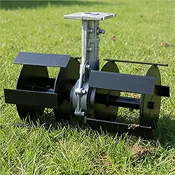 Enxada Rotativa Para Roçadeiras 360mm Tubos 26mm e 28mm Eixo Quadrado e Estriado (26mm 9 Estrias)