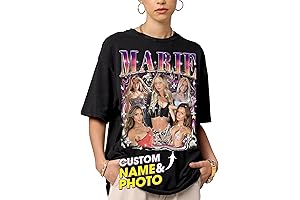 Custom Bootleg Rap Tee Shirt for Boyfriend Girlfriend