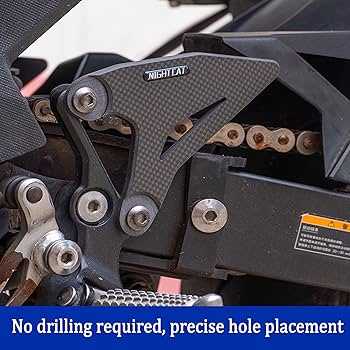 Amazon.com: NIGHT CAT Carbon Fiber Heel Guard Rearset Foot