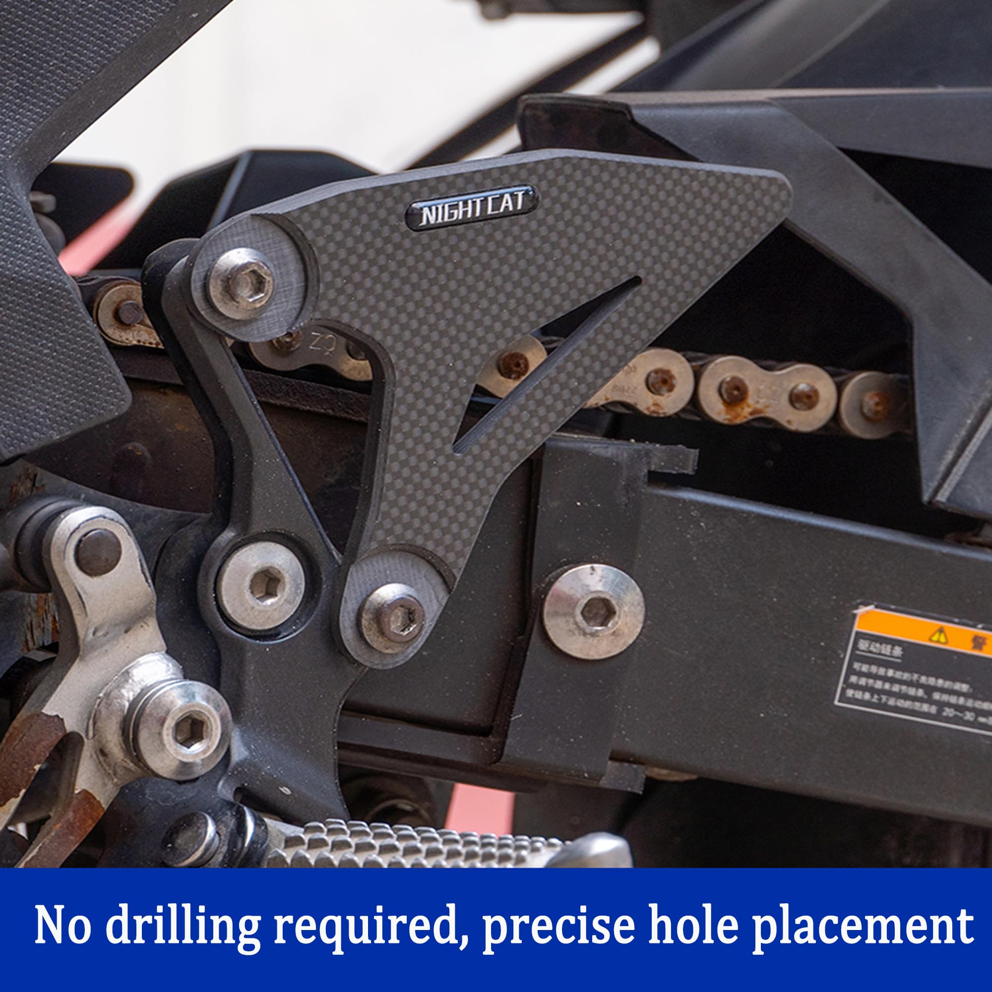 Amazon.com: NIGHT CAT Carbon Fiber Heel Guard Rearset Foot Mount Amazon.com: NIGHT CAT Carbon Fiber Heel Guard Rearset Foot Mount