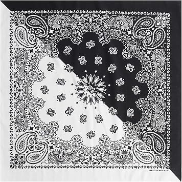 $averPak Pets - InsectGuard Permethrin Treated Mosquitoes, Flies, Ticks & More Insect Repellent Dog Bandanna Paisley Black/White