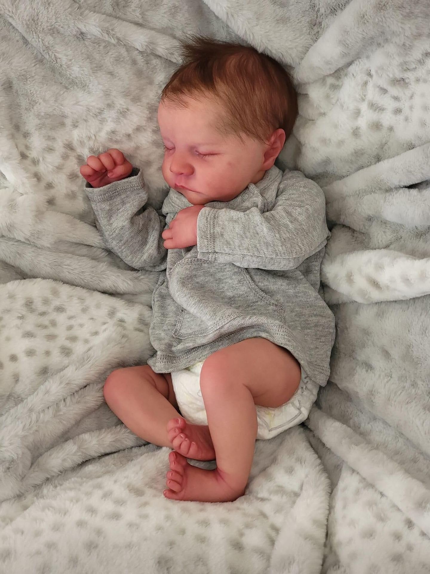 Reborn Lalki Chłopiec Myte Lalki Reborn Miękkie Ciała Z Winylu Reborn Lalka Niemowlę Wygląda Jak Prawdziwe Dziecko Zamknięte Oczy Chłopiec 48 cm Ręcznie Robione