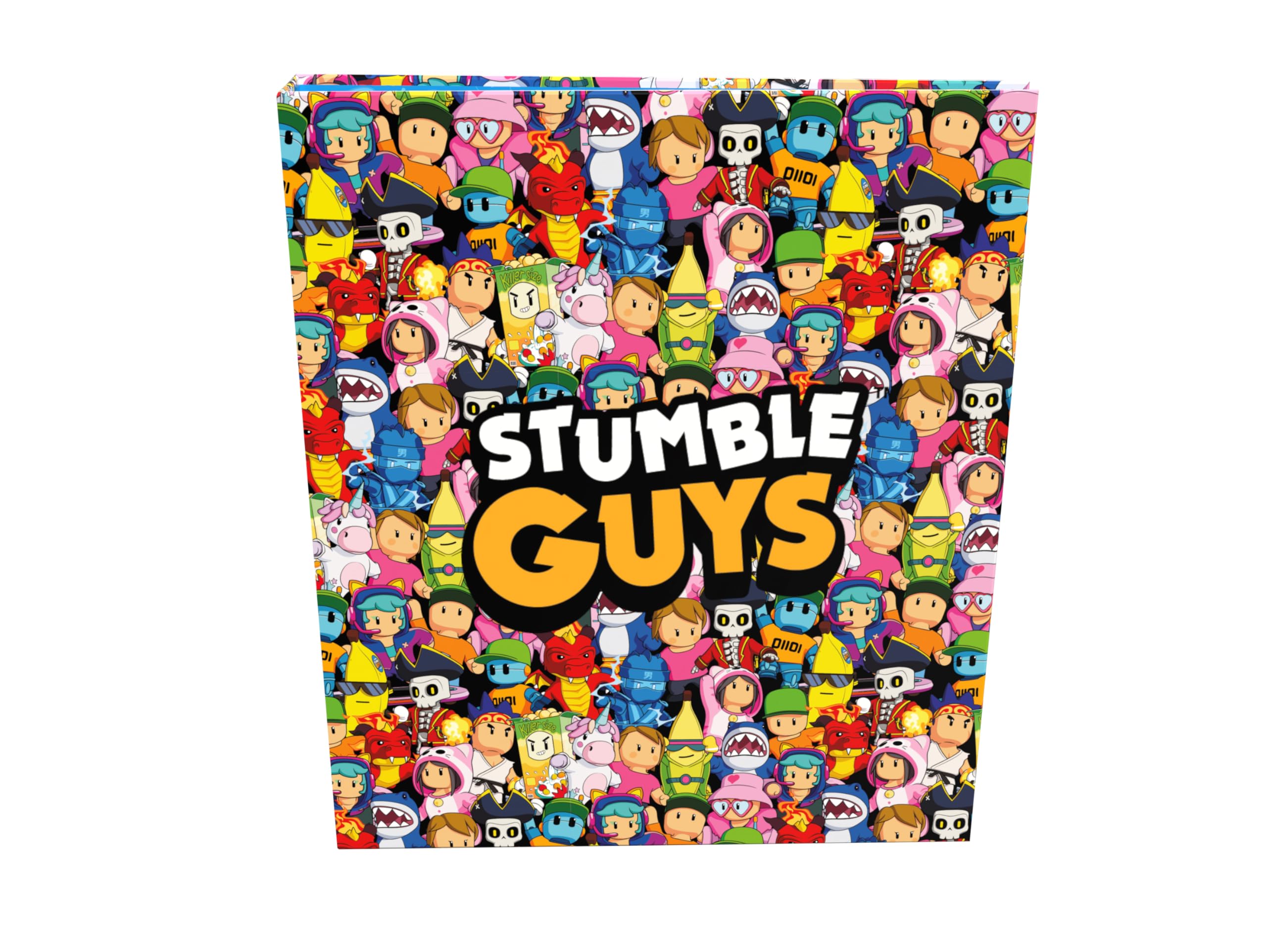 CyP Brands Official Product Stumble Guys Folder Ring Binder Multi-Coloured