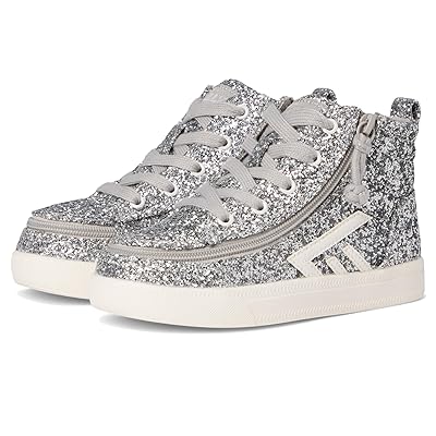 BILLY Footwear Kids BILLY CS High Top (Toddler) Kids Shoes Silver Glitz