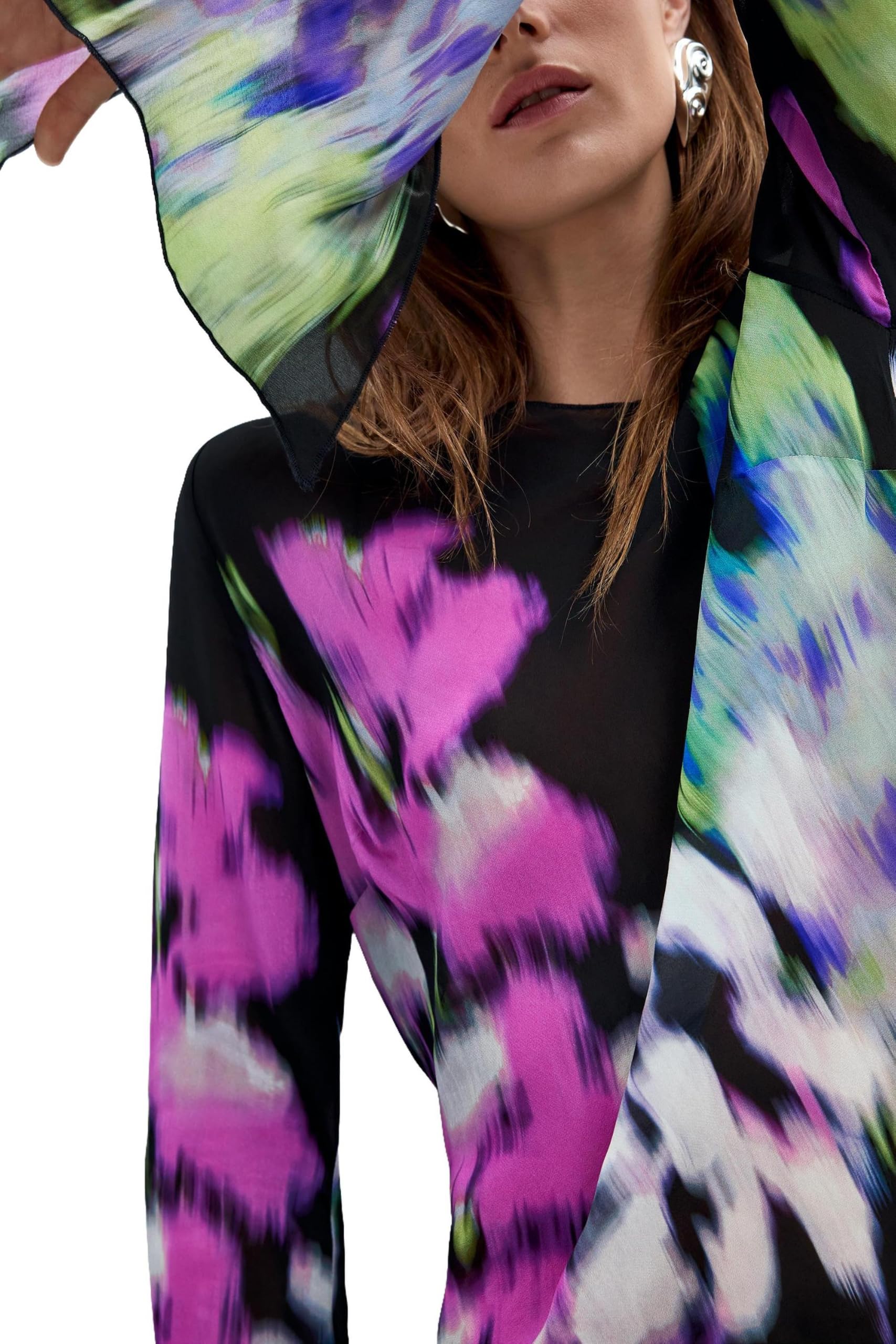 Desigual Blusa Mujer Negro L
