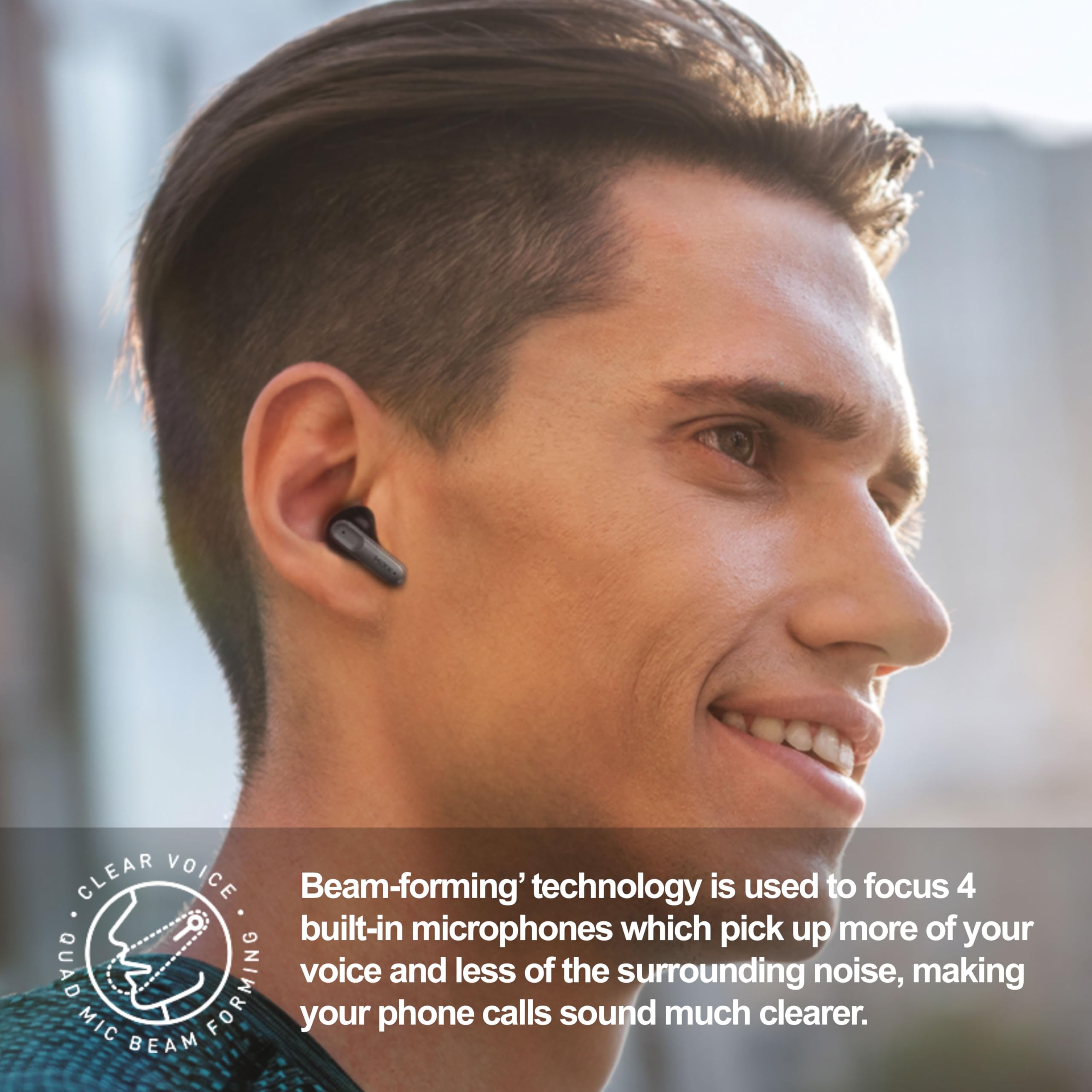 Mixx audio - Bezprzewodowe słuchawki Streambuds Custom 3 Black
