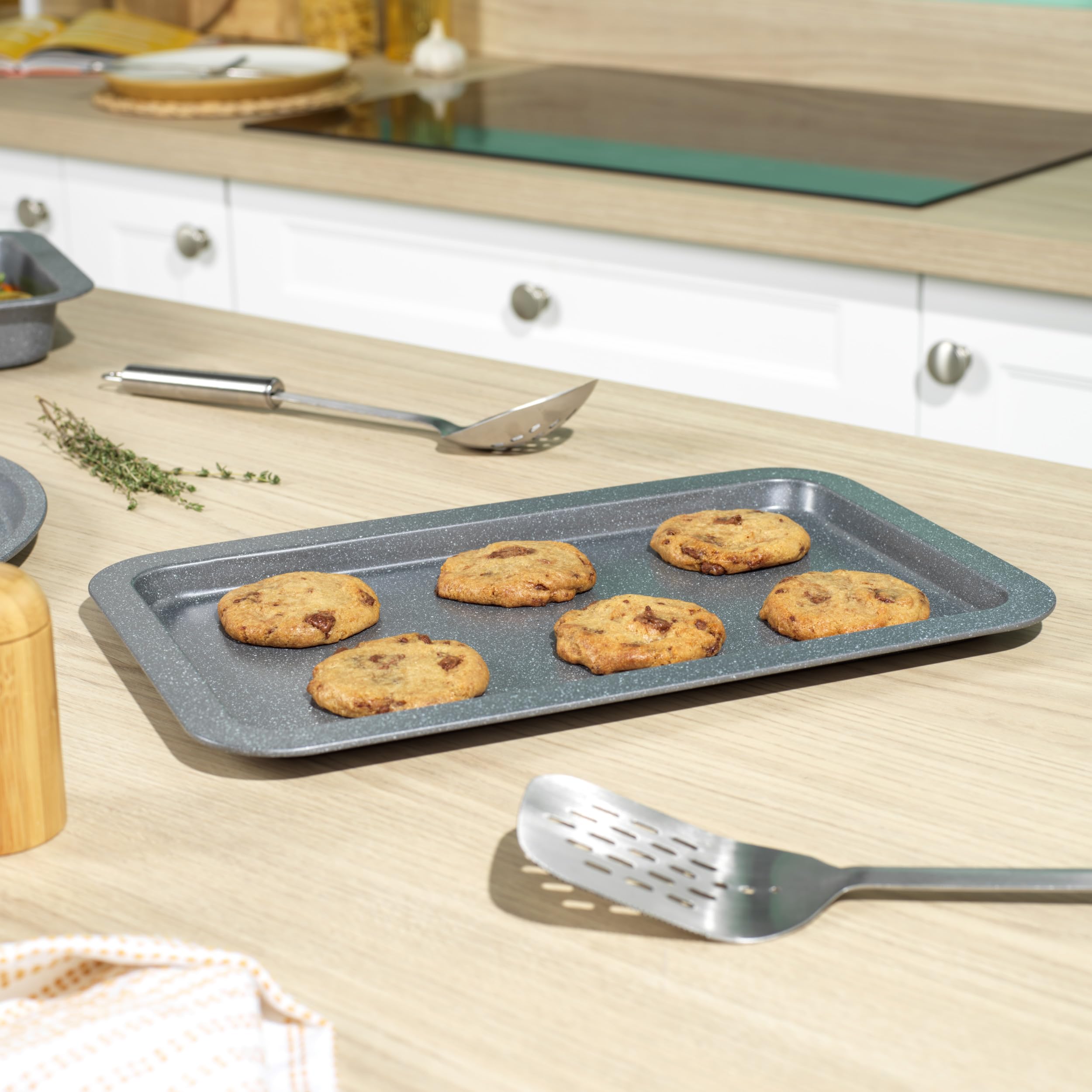 Russell Hobbs Metallic Marble Set de pâtisserie 3 pièces, acier carbone