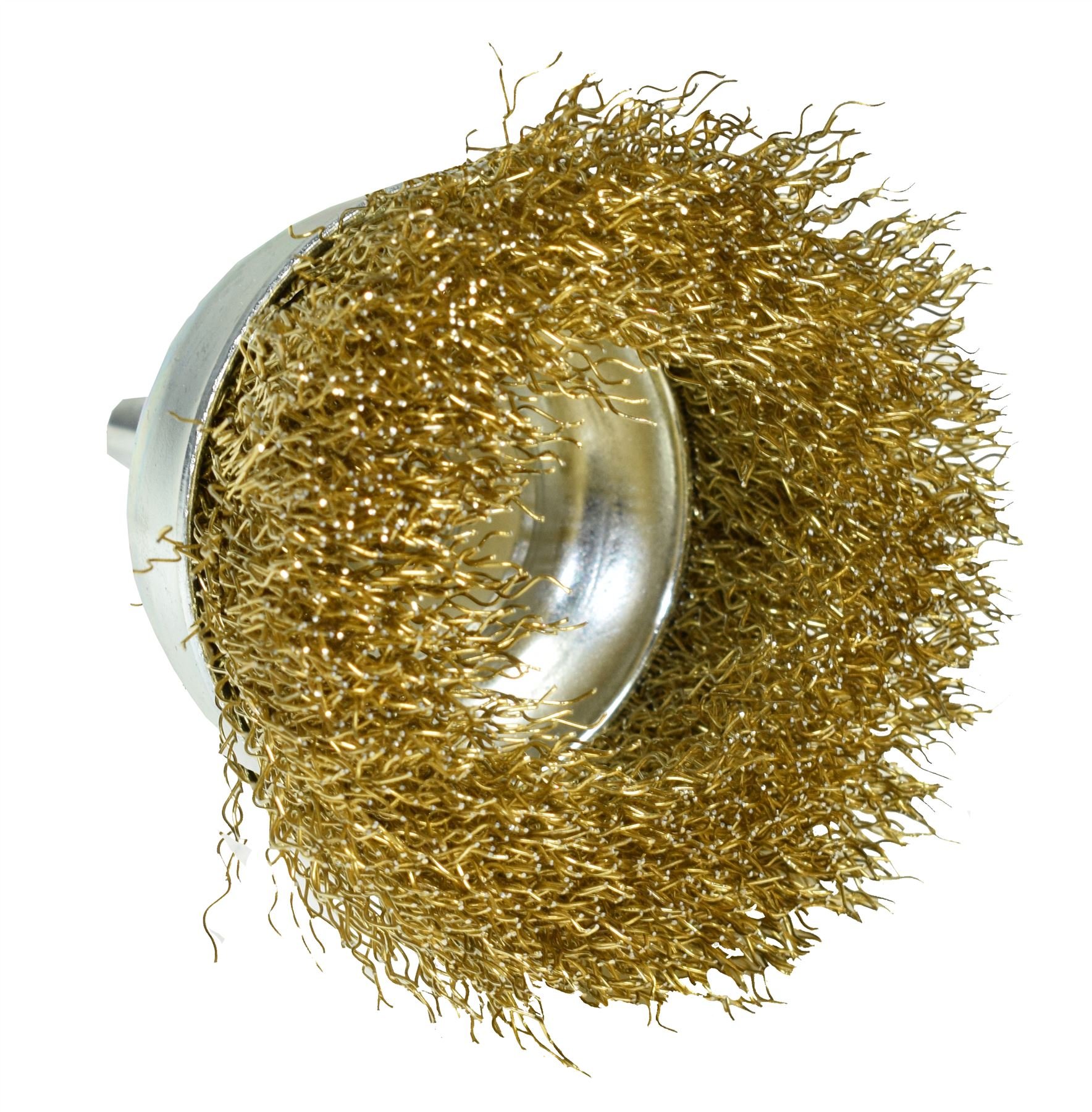 Confezione 2475mm spazzoa tazza punten acciaio rivestiton ottone ruggine