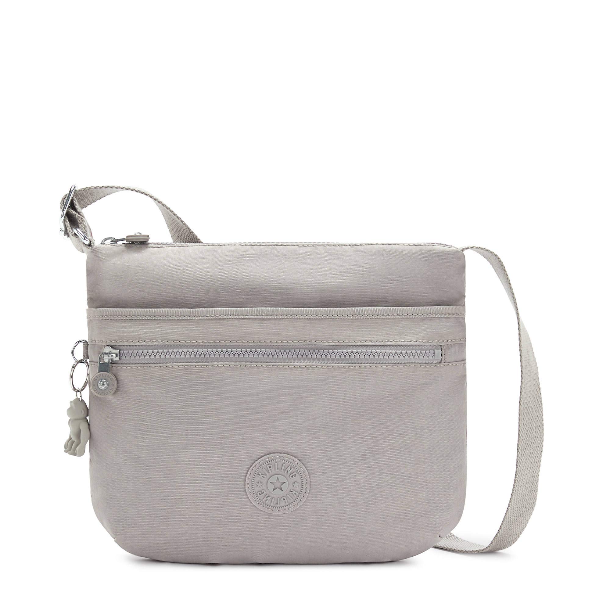 womens WomenÂ’s Arto Bag, Lightweight Everyday Purse, Casual Nylon Shoulder Crossbody Bag, Grey Gris, 11.25 L X 10.25 H X 1.5 D US