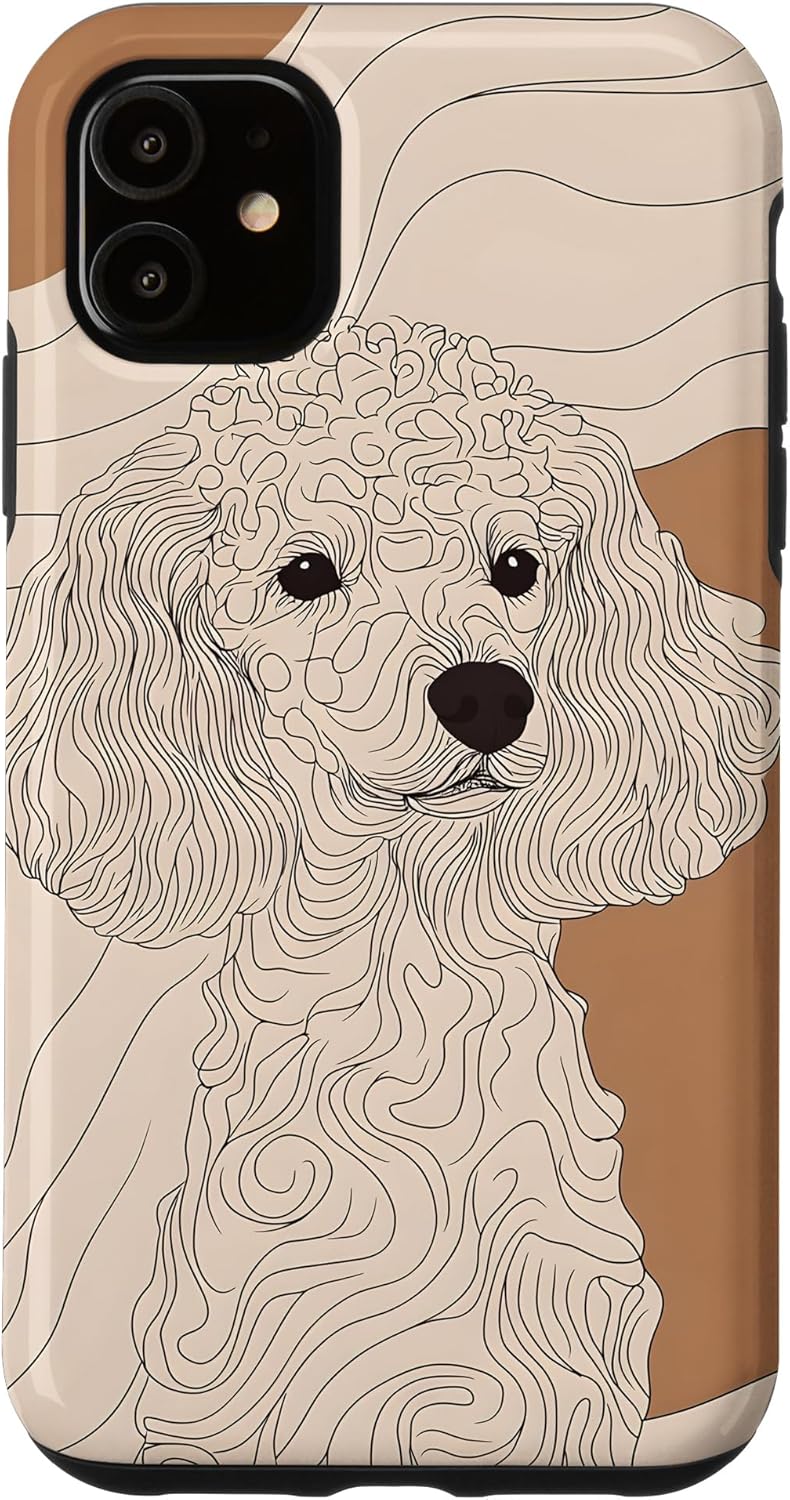 Minimalist Poodle Case for iPhone 11