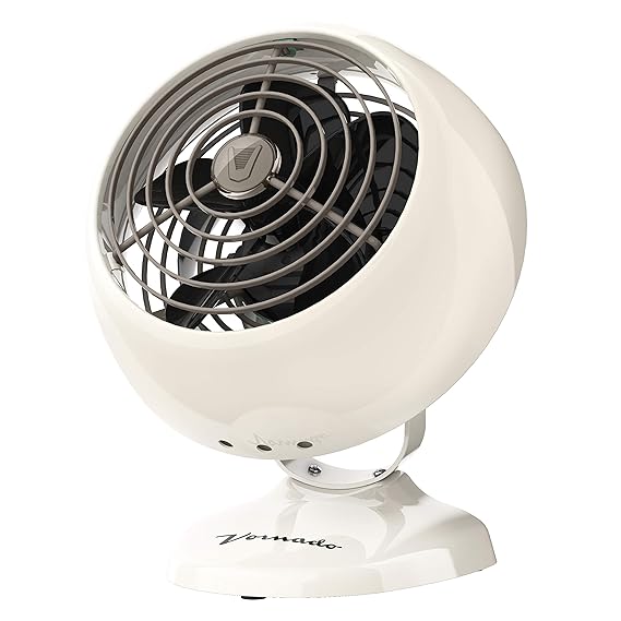 Vintage White : Vornado VFAN Mini Classic Personal Vintage Air Circulator, Vintage White