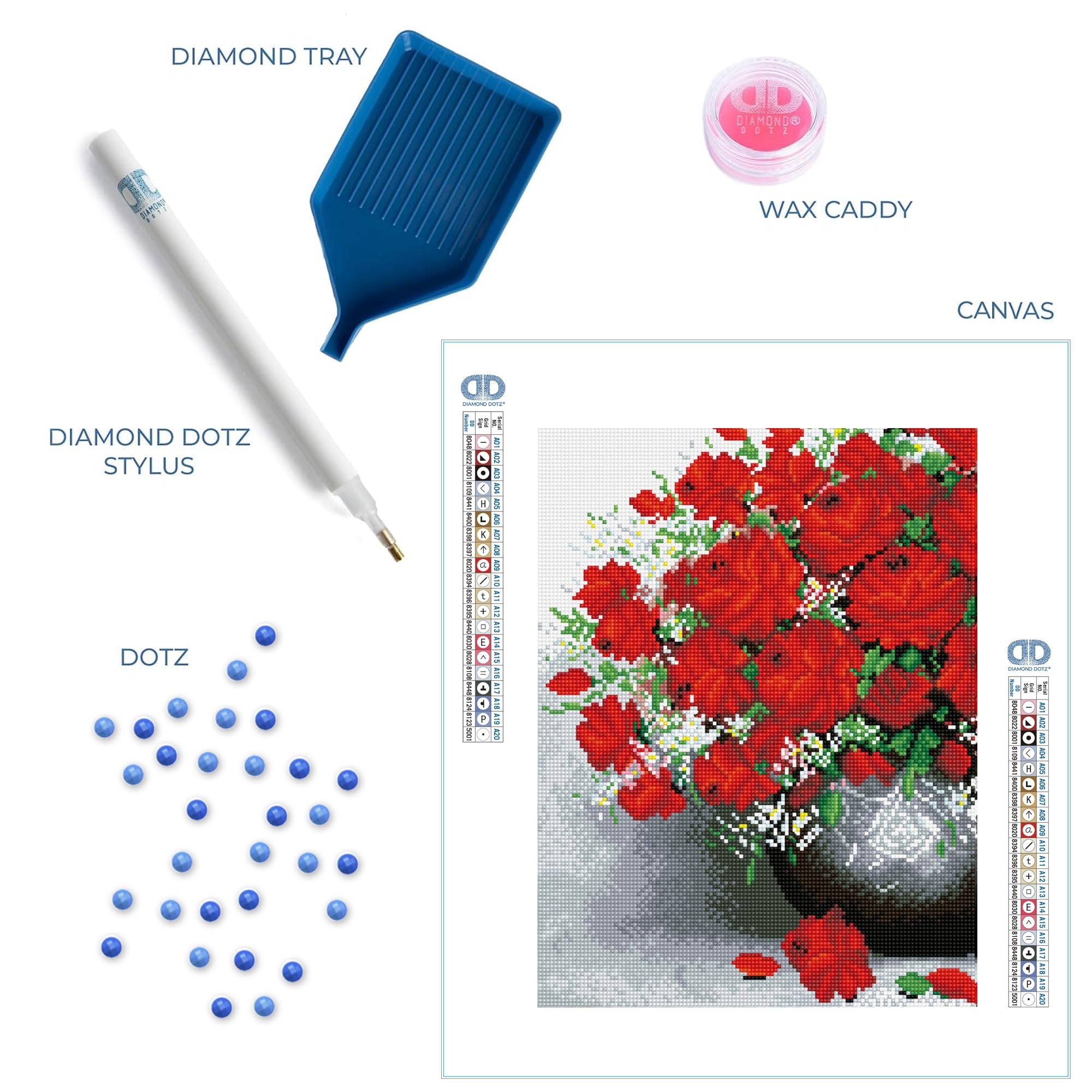 Amazon.com: DIAMOND DOTZ Classic Arrangement Flowers Diamond