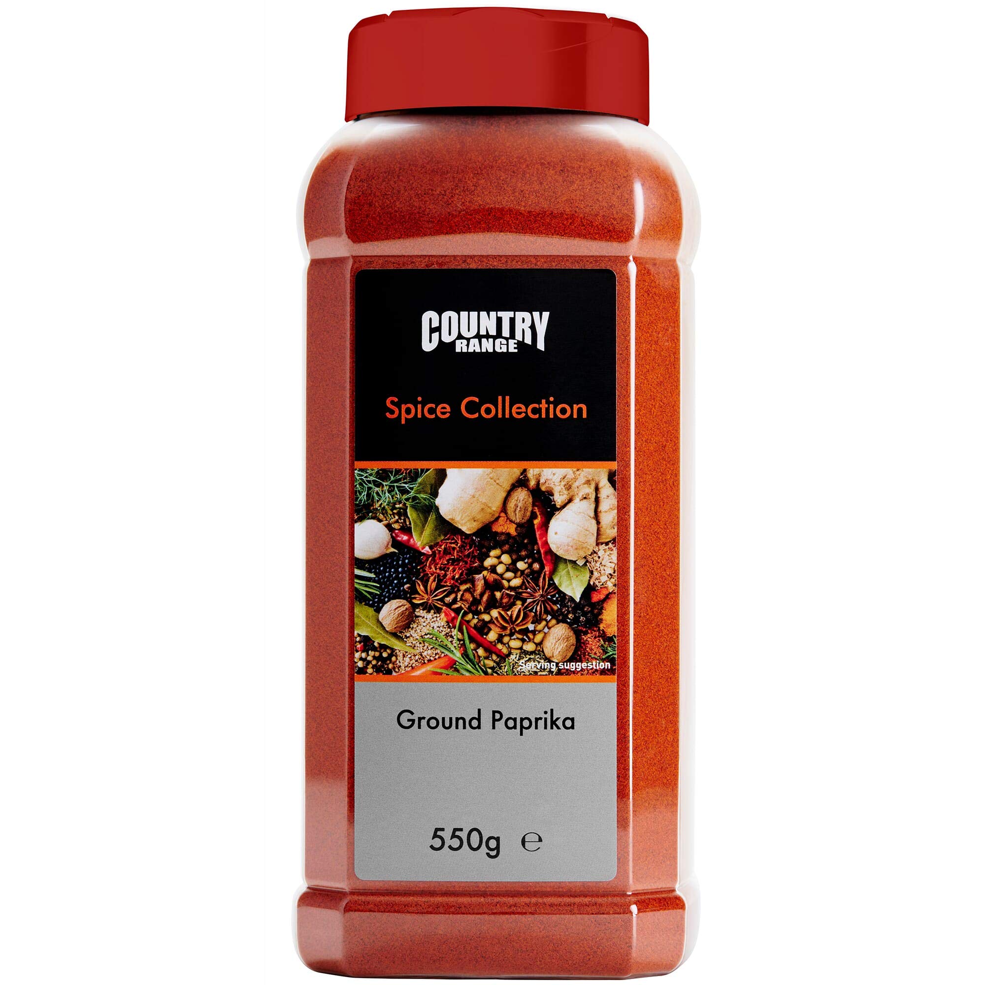 Country Range Ground Paprika - 1x550g