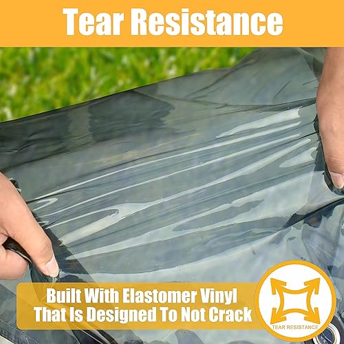 Miniatura 5 de Cubierta universal tintada transparente para carretilla elevadora  Protección UV para carretilla elevadora  Cubierta de toldo de lluvia para