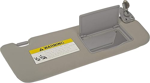 Dorman 74205 - Parasol para el lado del pasajero compatible con modelos Hyundai seleccionados, gris, 17.71 x 6.89 x 2.36 pulgadas