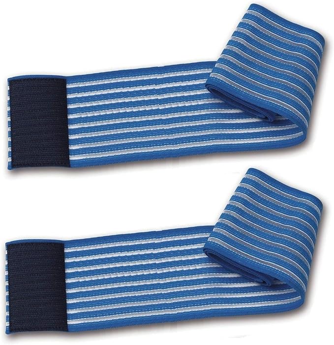 2 Fasce Elastiche Per Elettrodi - 3x60 Cm Con Velcro - Per Ionoforesi E Elettrostimolazione - Foto 9