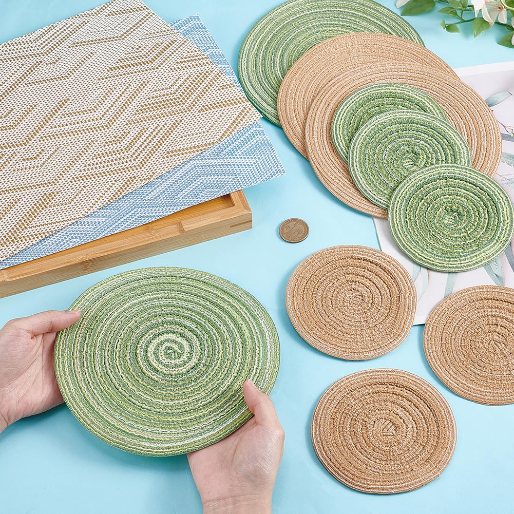 arricraft 12 Pcs Dollhouse Miniature Weaving Carpets - Image 3