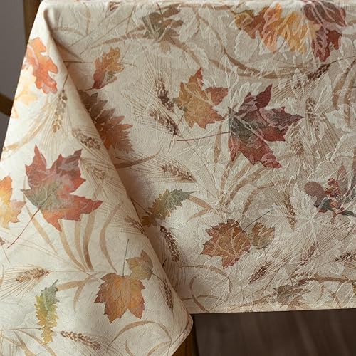 Miniatura 4 de Benson Mills Servilletas de tela con estampado jacquard de otoño para otoño, cosecha y mantel de Acción de Gracias (servilletas de 18 x 18 pulgadas,