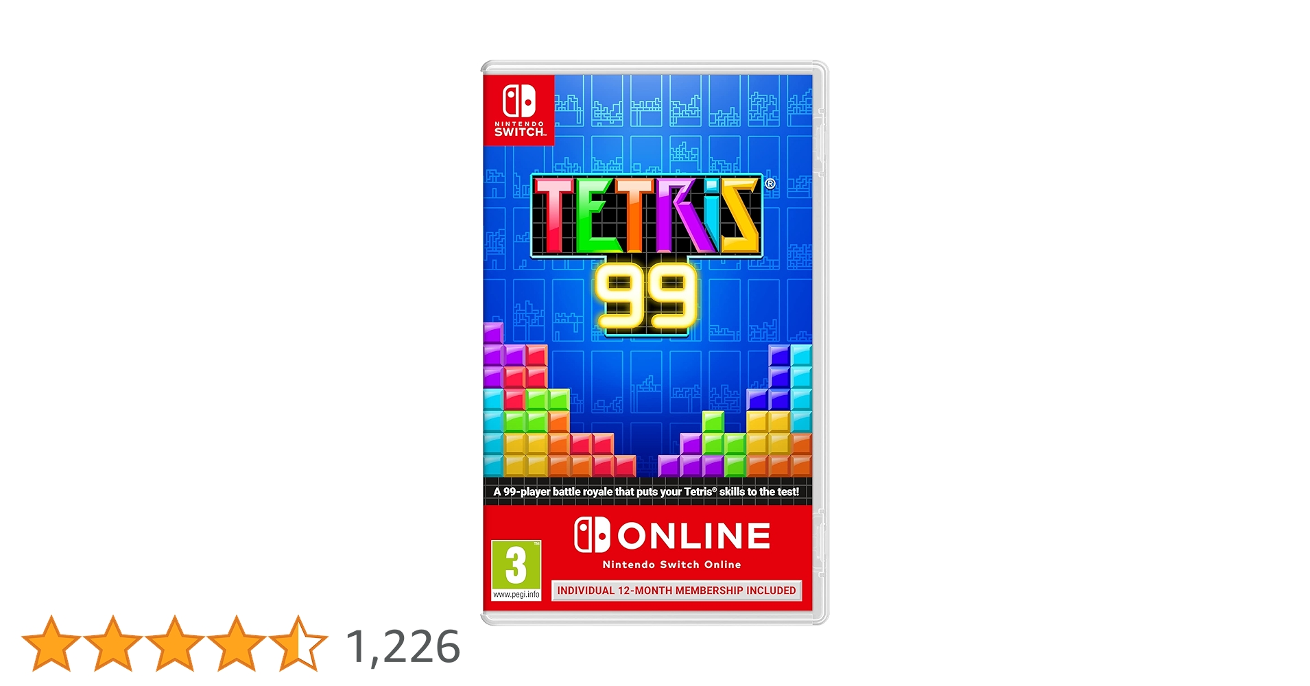 Amazon.co.jp: MAXKU Tetris 99 + NSO (Nintendo Switch) : ゲーム