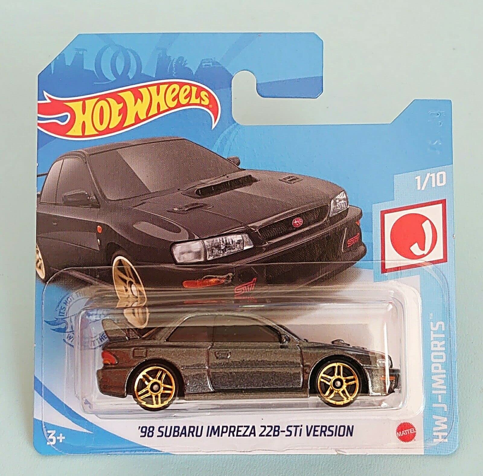 H Wheels 2020 Subaru Impreza 22B-STi Version Metalflake Dark Grey 124/250 (Short Card) GTC74 2nd Colour