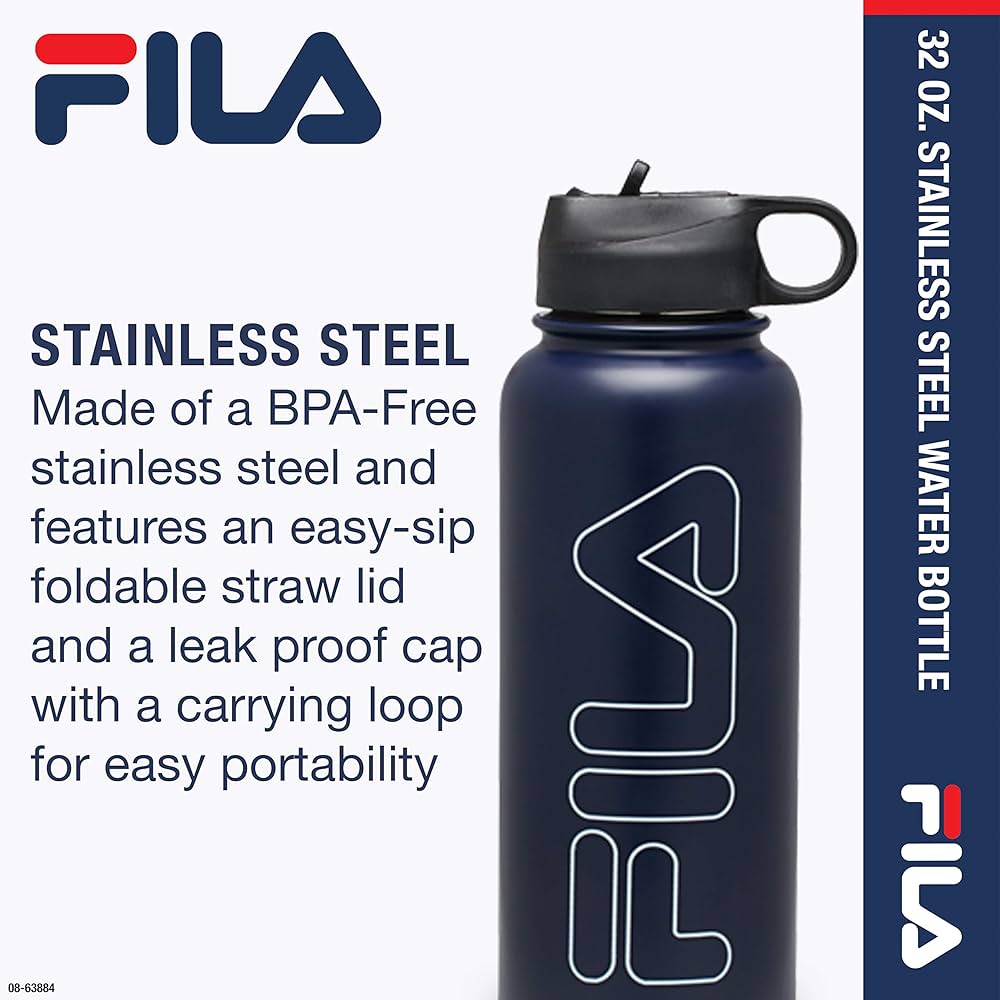 ステンレスボトル FILA Amazon|FILA Accessories ウォーターボトル 32オンス
