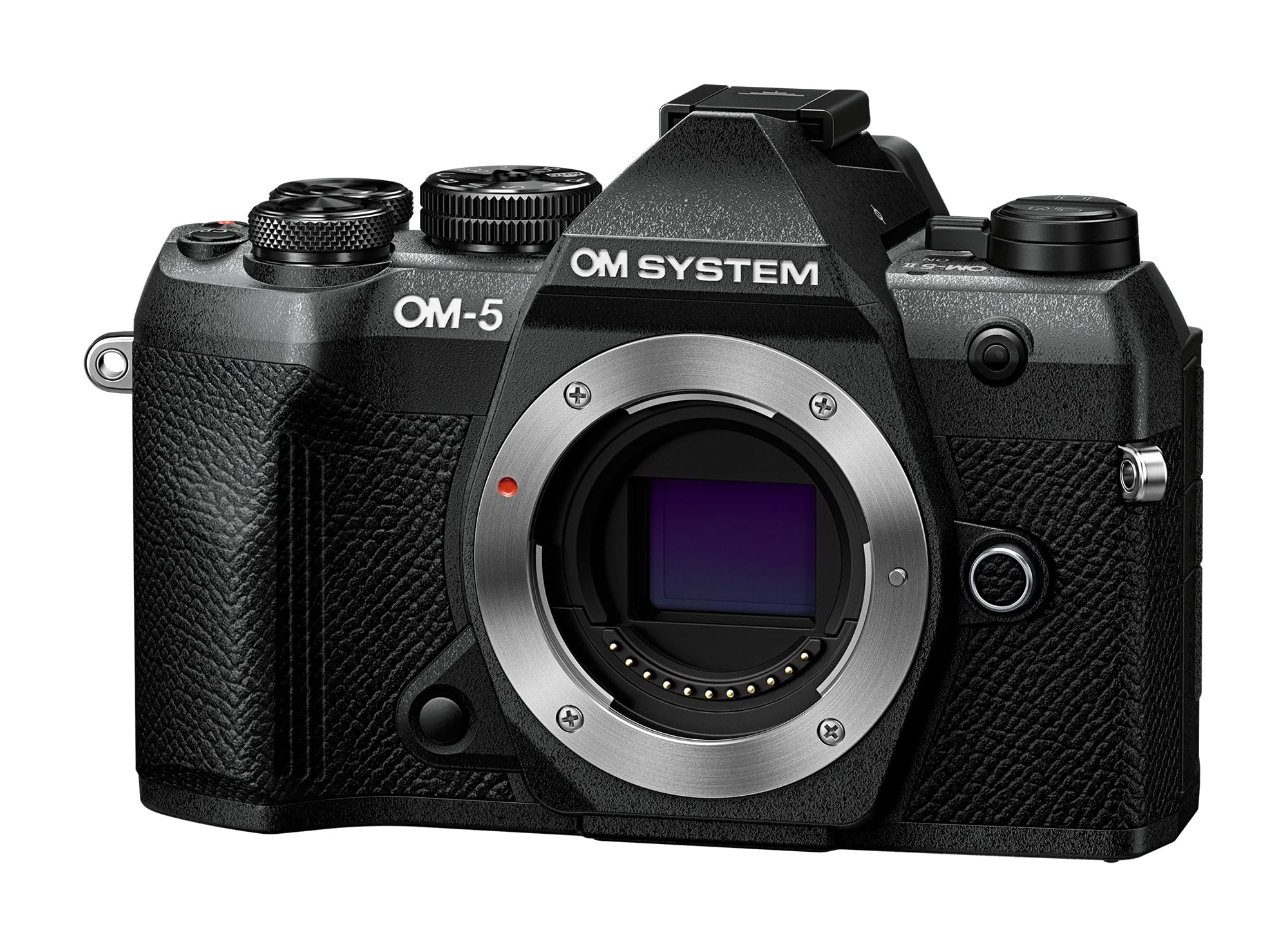 OM SYSTEM OM-5 Mark II MFT-Kamera mit M.Zuiko ED 12-40 mm F2.8 PRO II, 20 MP, IP53 Wetterschutz, 5-Achsen-Bildstabilisierung, 50 MP High-Res Shot, Schwarz
