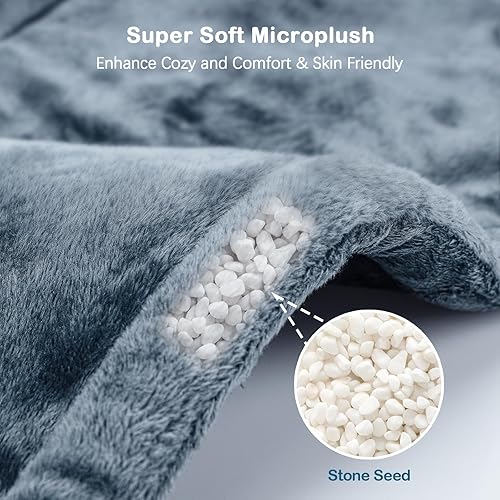 Miniatura 4 de NIUONSIX Almohadilla térmica para cuello y hombro, regalos de cumpleaños, Navidad, para mujeres, hombres, mamá, papá, almohadilla térmica con peso