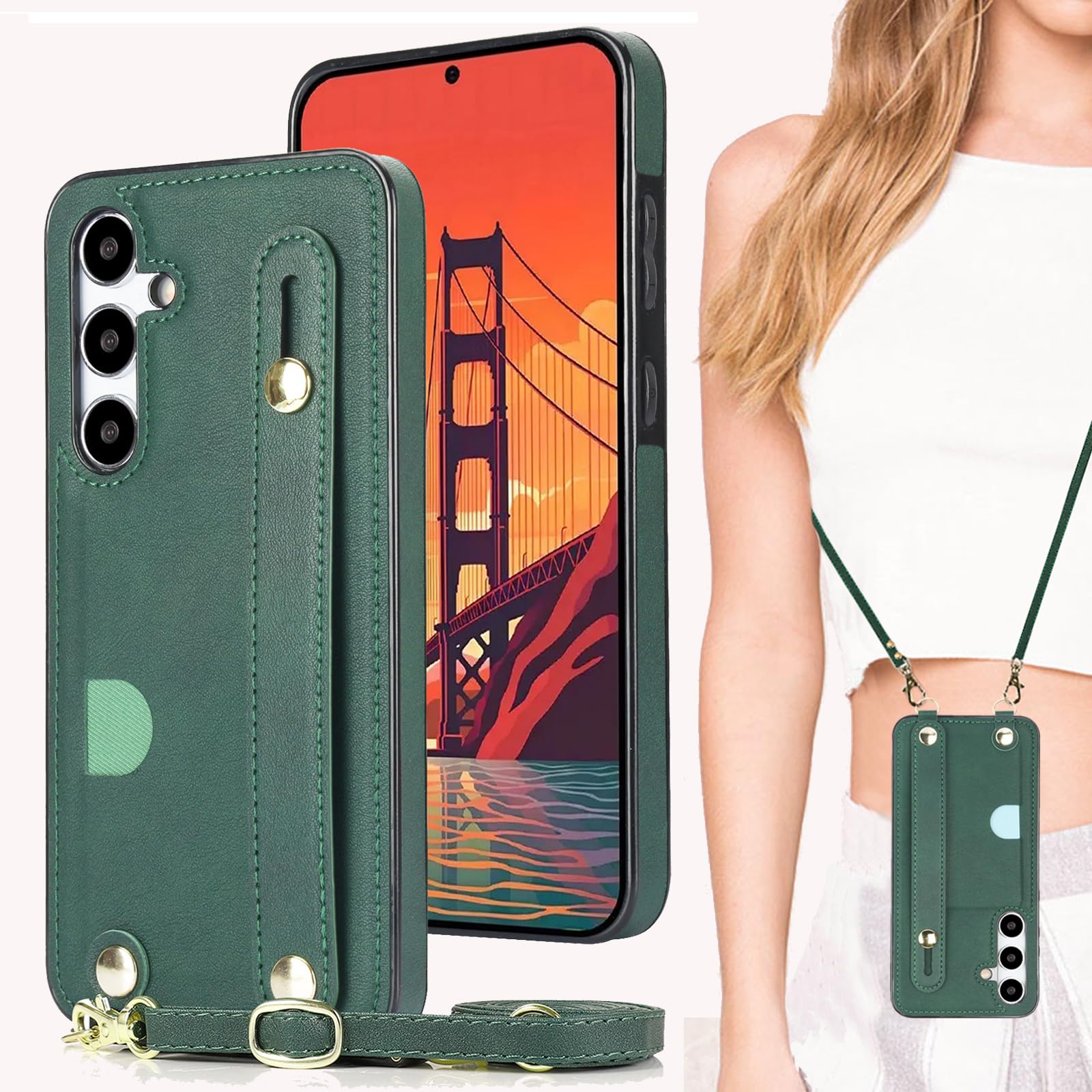 Amazon.co.jp: Heofuixt Galaxy S25 用 ケース 肩掛け 首かけ 斜めがけ