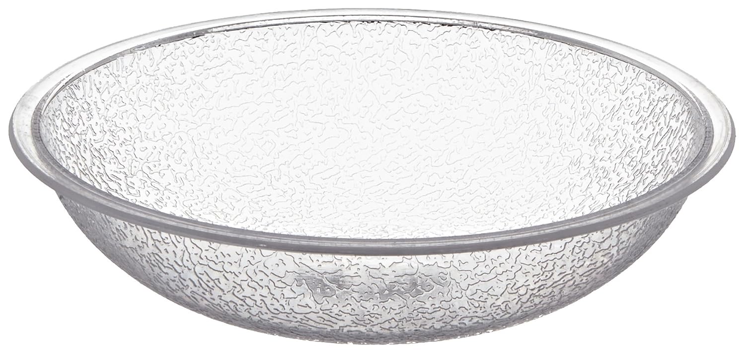 Carlisle FoodService Products 720607 Round Pebbled Salad Serving Bowl, 19.2 oz