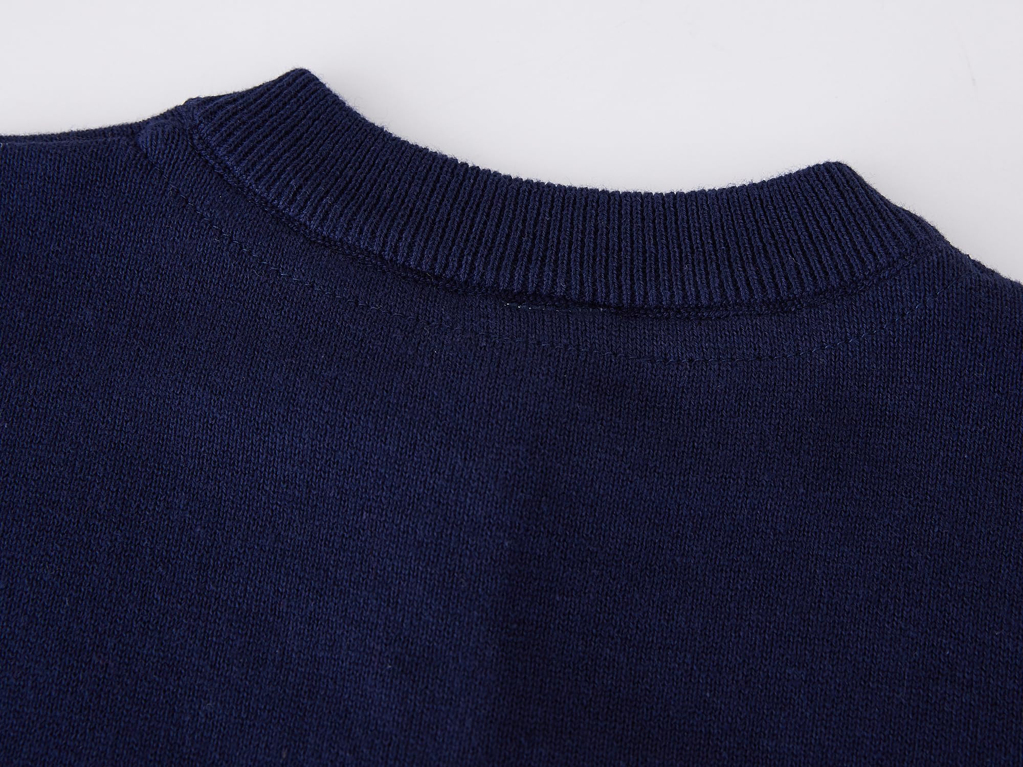 NewL Cardigan en coton à boutons solides à manches longues pour uniforme scolaire pour garçons et filles