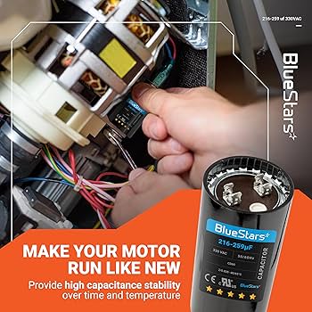 Amazon.co.jp: Blue Stars 216-259 uF/MFD 330V ラウンド