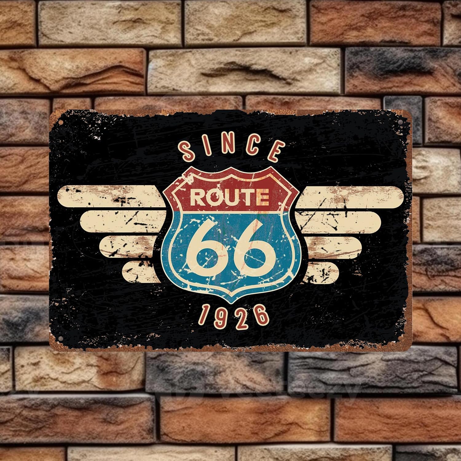 7 Pcs Vintage Metal Tin Signs Retro Garage Signs For Men Wall Decorations Old Car Shop Posters Oil And Gas Station Sign Man Cave Decor 8×12 Inch（7pcs）