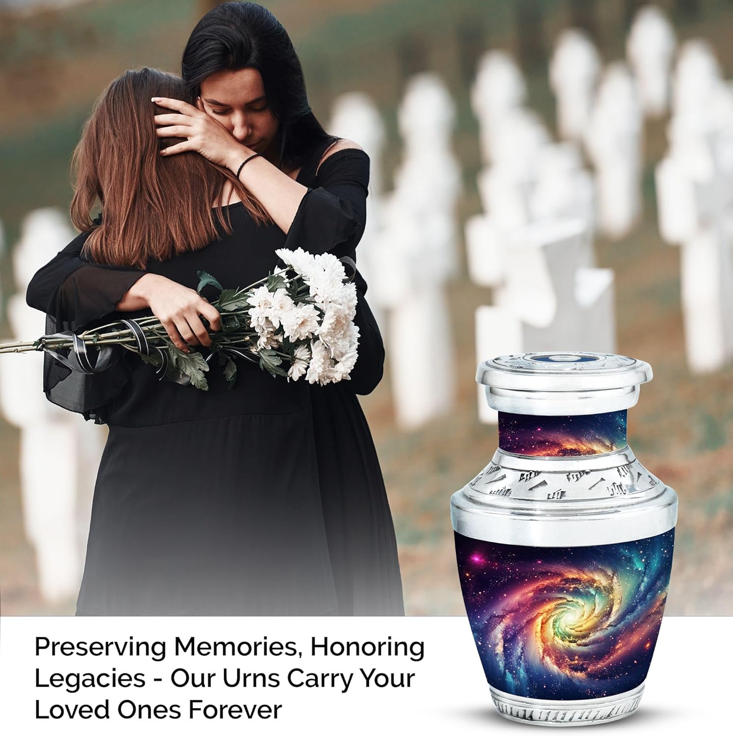 Galaxy Urn - Urn for Ashes for Women - Small Urns for Human Ashes Keepsake - Urns for Human Ashes Adult Female - Adult Urns for Human Ashes - Urns for Human Ashes Adult Man 3"