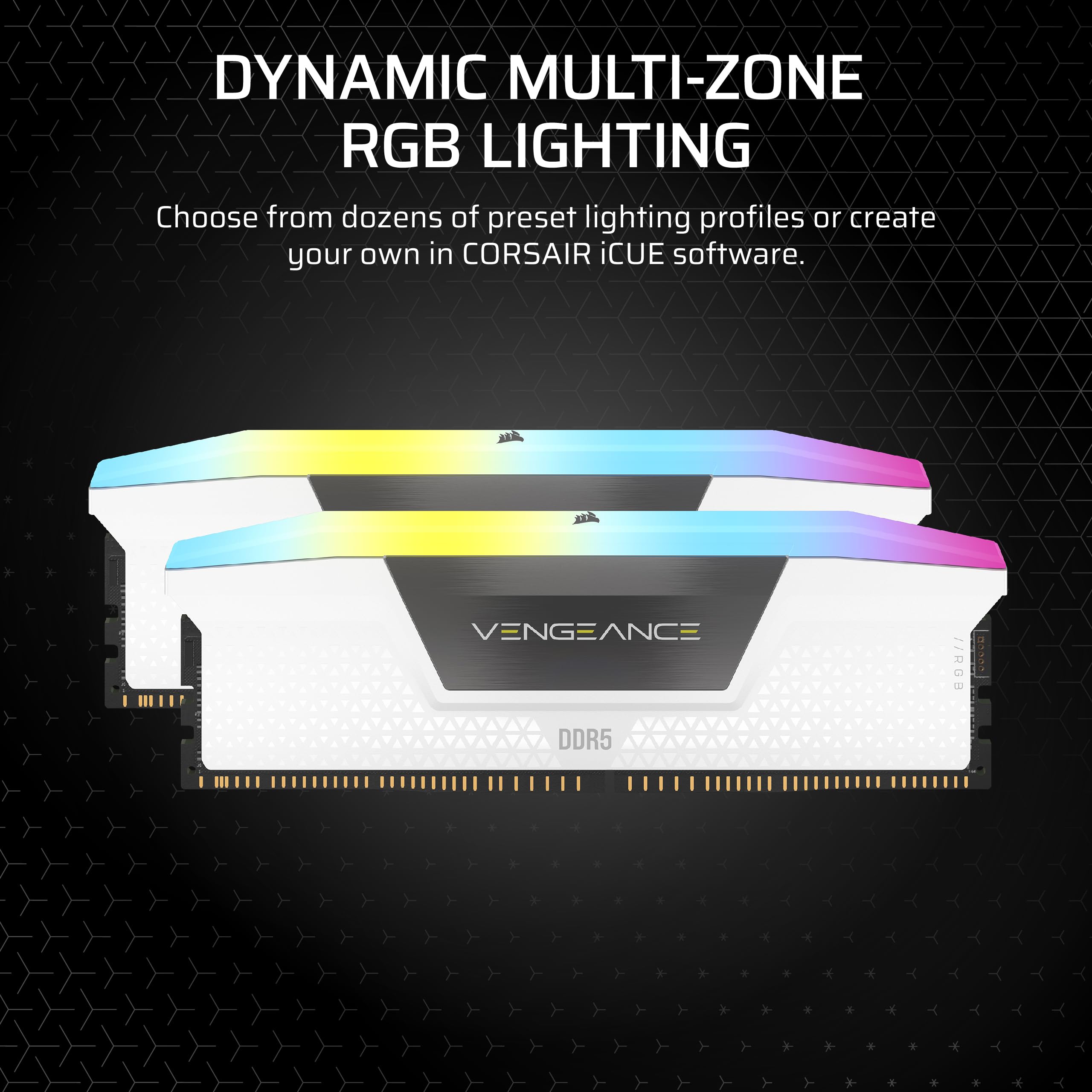 CORSAIR VENGEANCE RGB DDR5 Light Enhancement Kit (No Physical